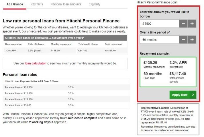 example of landing page that has a micro funnel with a multi-step form.