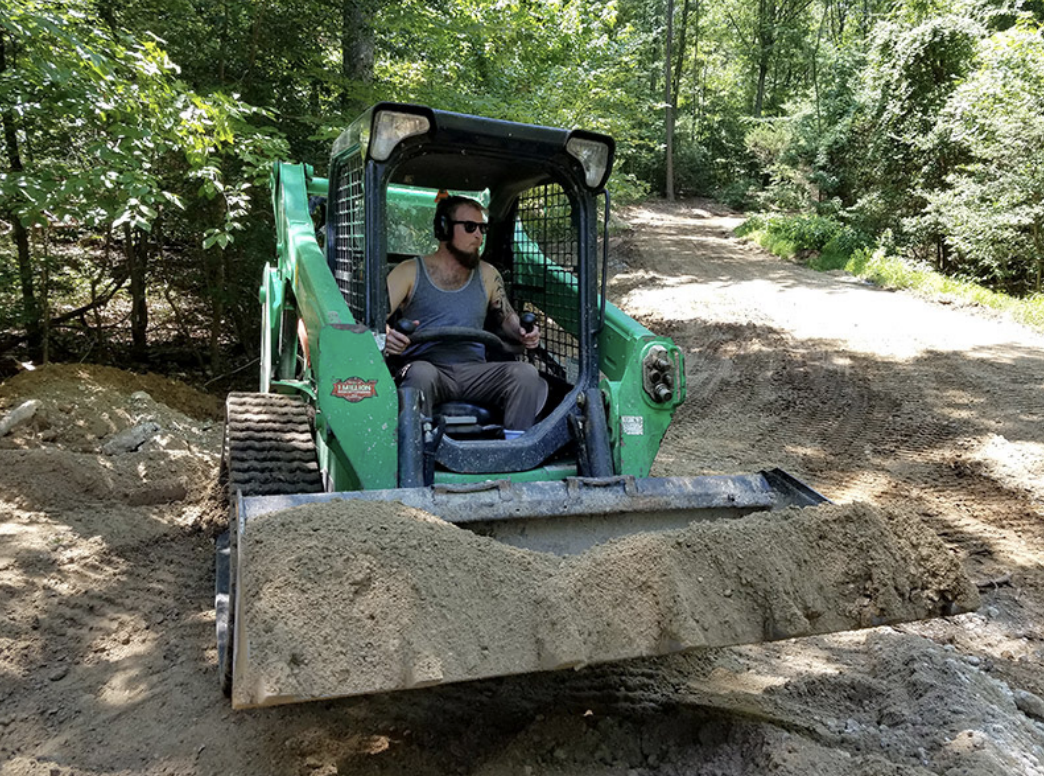 jimmy mengel operating a bobcat