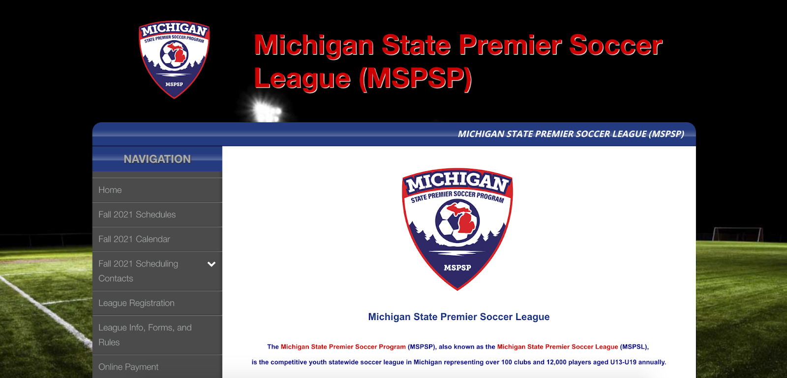 Michigan State Premier Soccer League (MSPSP) Soccer Clubs In Michigan
