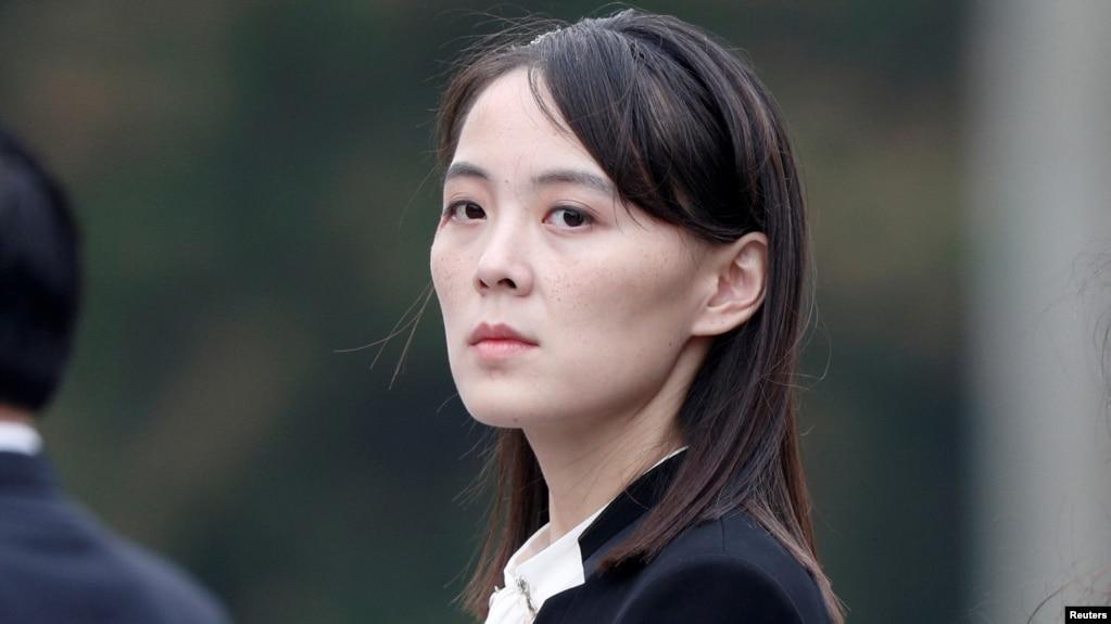 Bà Kim Yo Jong, em gái quyền lực của lãnh tụ Triều Tiên Kim Jong Un tại Hà Nội tháng 3/2019.