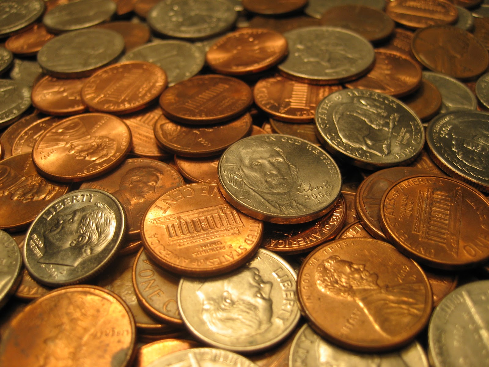 File:Assorted United States coins.jpg - Wikimedia Commons