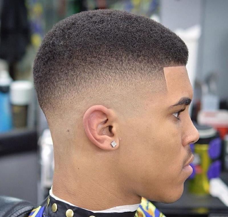 High Skin Fade with Short Afro and Line Up – INSCMagazine