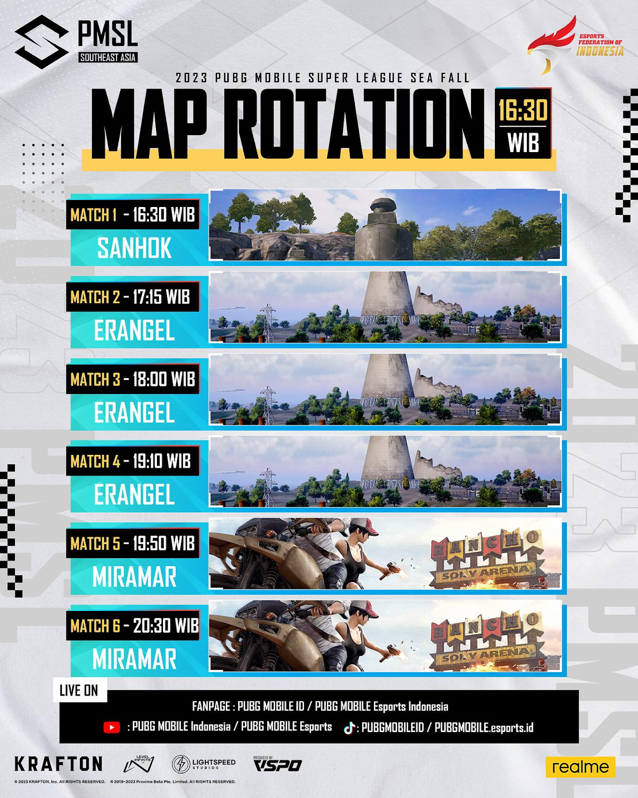jadwal pmsl sea 2023