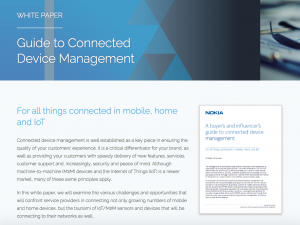 Guide to connected device management