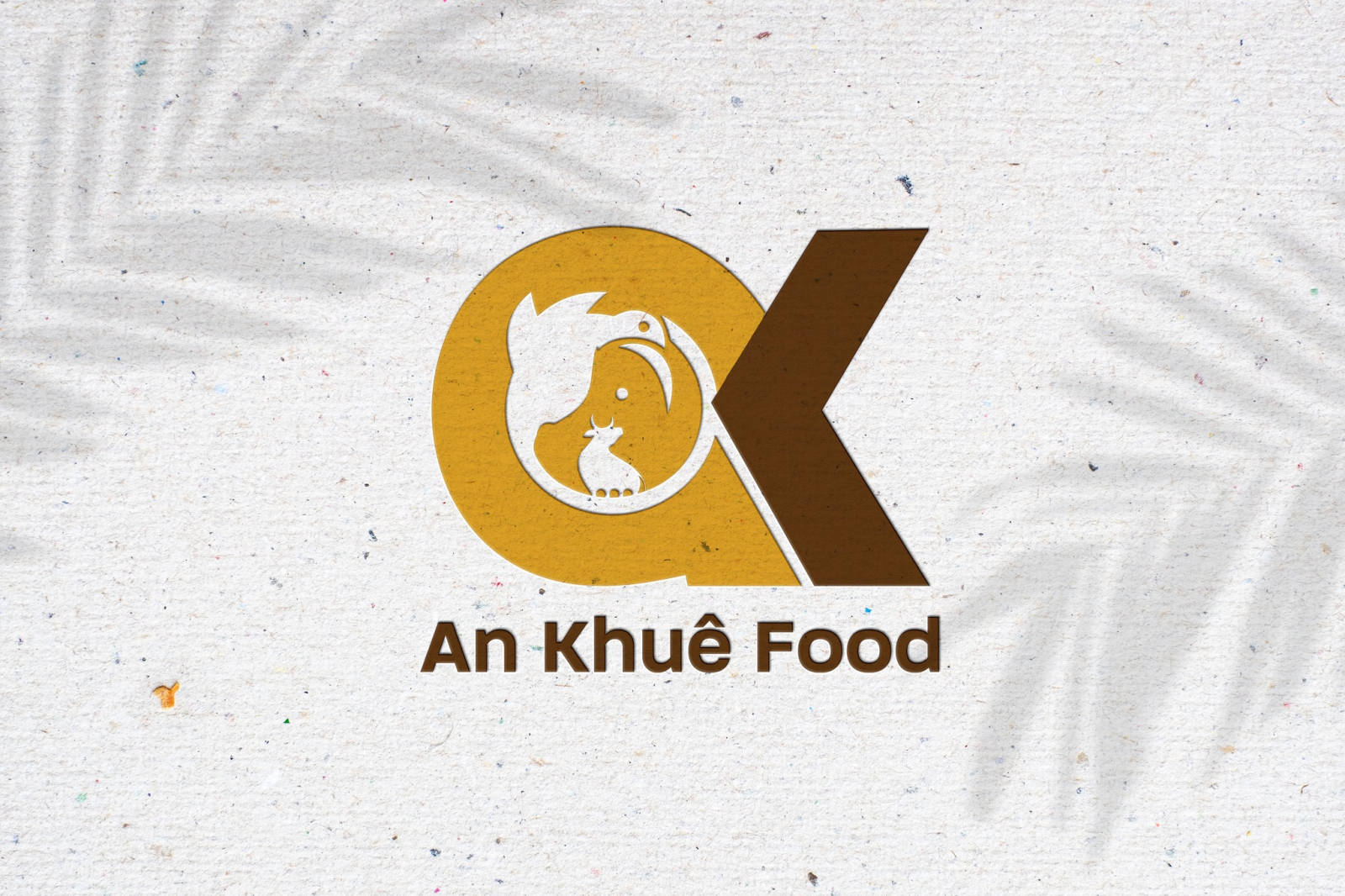 Thiết kế logo ngành thực phẩm đầy độc đáo do Buff Design thiết kế 