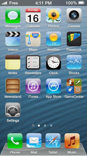 iPhone 5 Screen apk