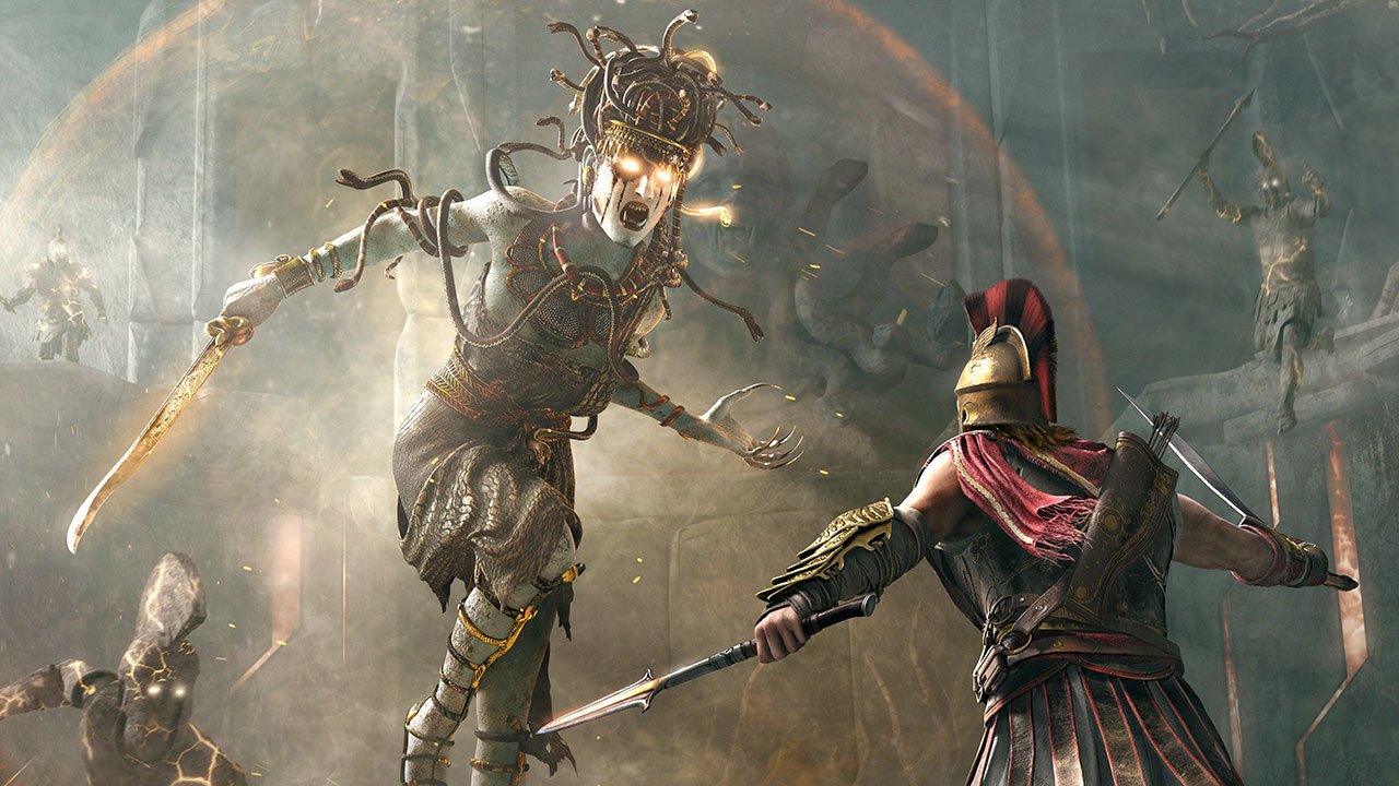 Medusa Killed Me Stone Dead in Assassin's Creed Odyssey - Gamescom 2018
