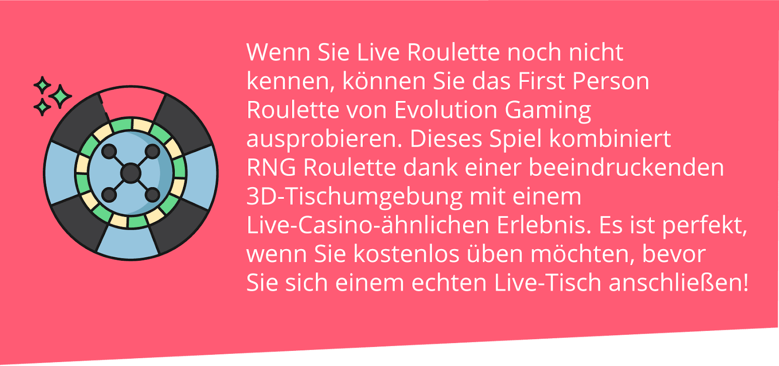 Interessantes über First Person Roulette