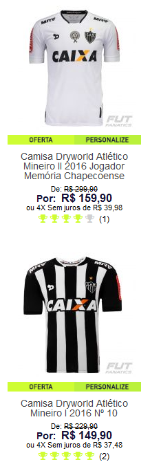 Comprar camisa do Atlético-MG