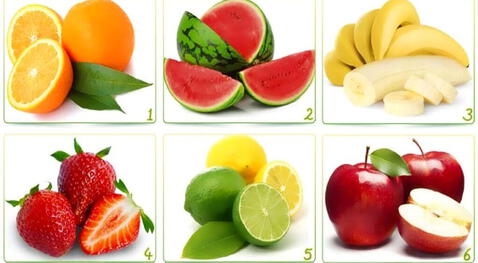 ¿Qué fruta prefieres? Responde el test visual   