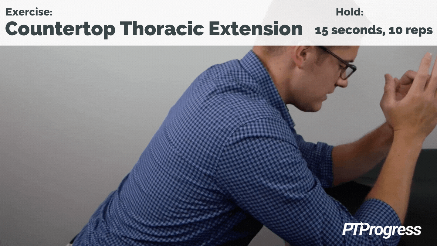 thoracic extension to improve posture