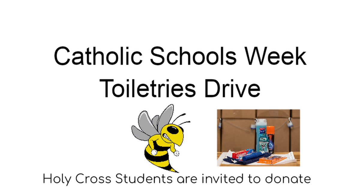 Catholic Schools Week flyer