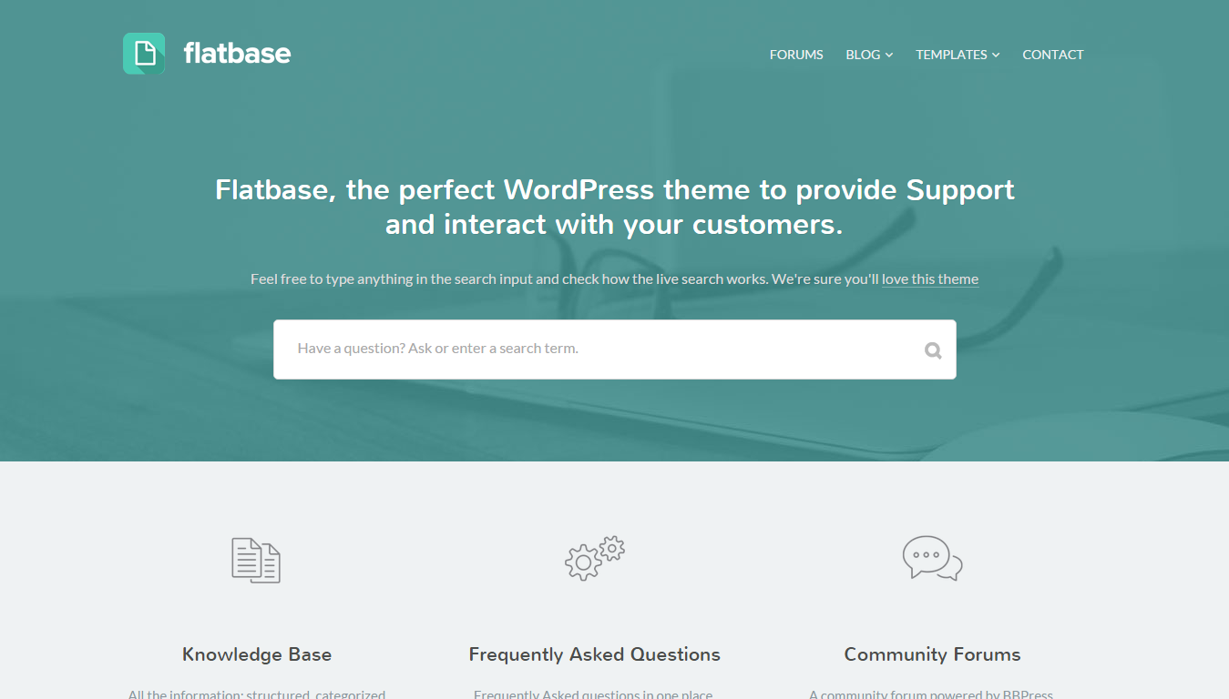 Flatbase - Uma Base de Conhecimento/Tema Wiki responsivo