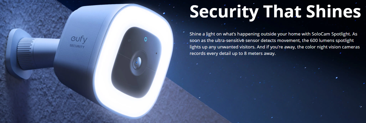 EUFY Security SoloCam L40 caméra LED batterie
