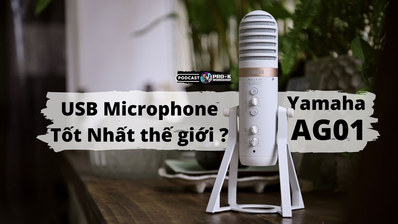 Yamaha AG01 Microphone USB All in One toàn diện nhất 2022 ?