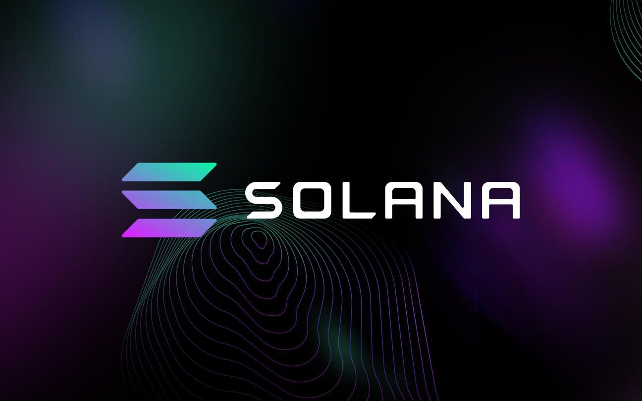 Solana and its brand symbol.