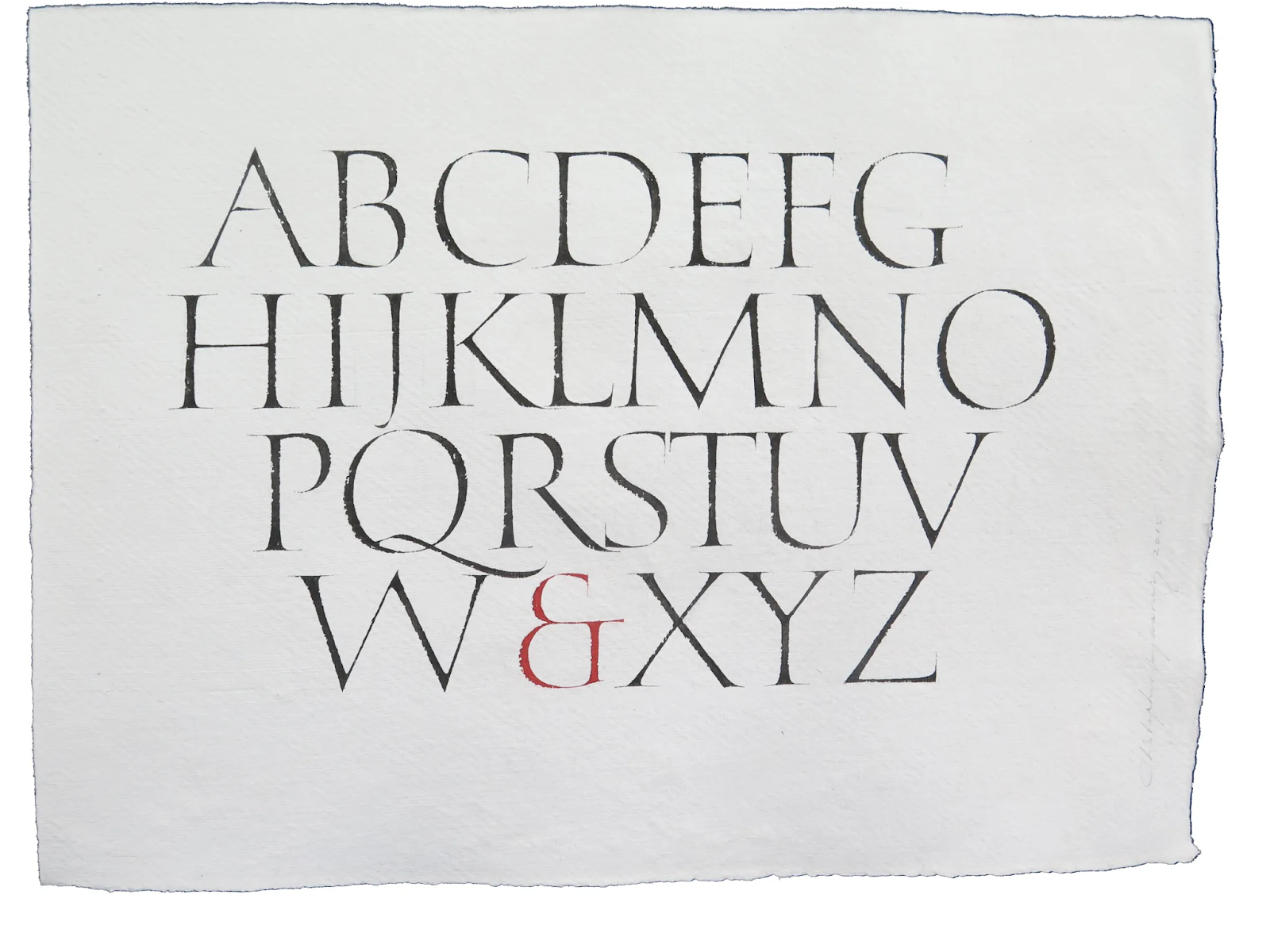 Roman capitals 