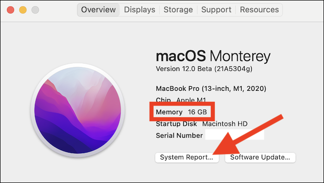 Bộ nhớ RAM trong MAC