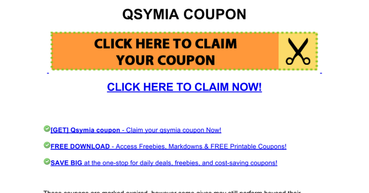 qsymia coupon Google Docs