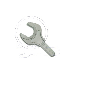 One-sided wrench with open mouth