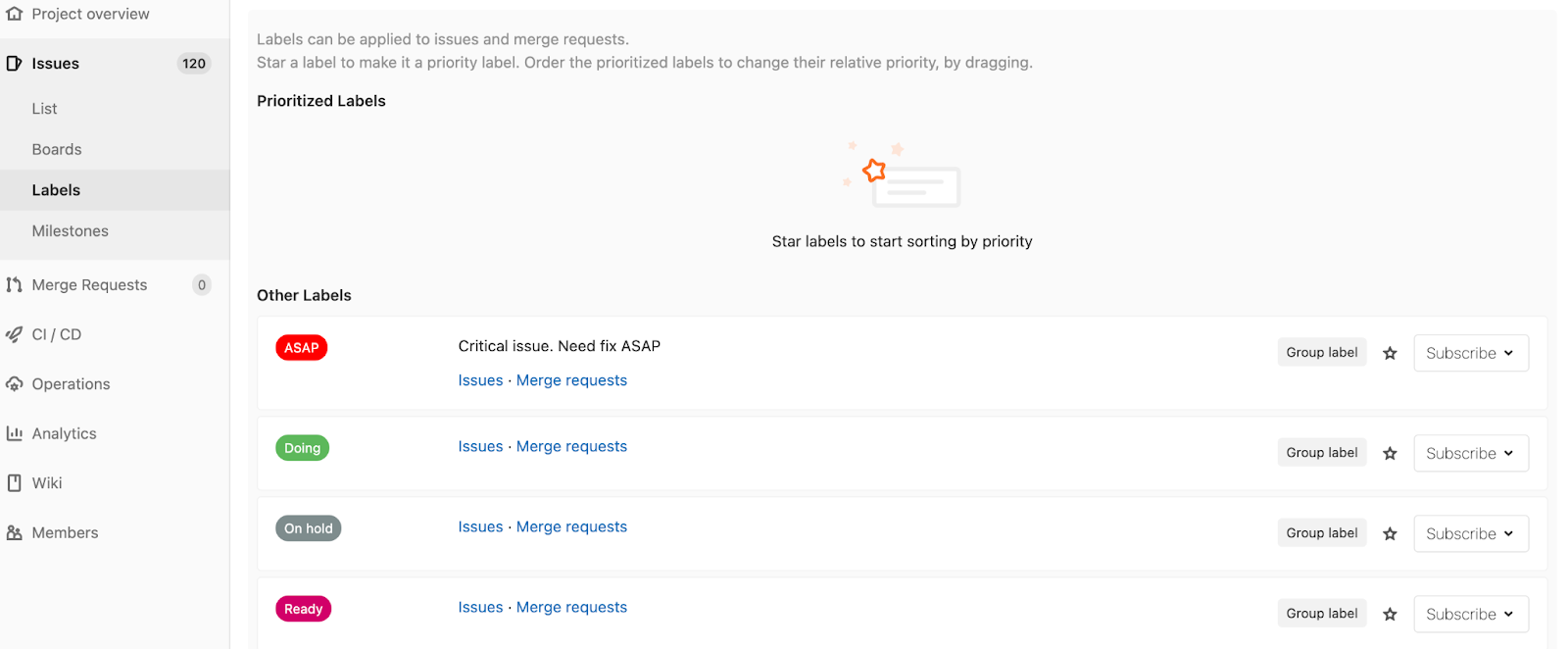 GitLab screenshot