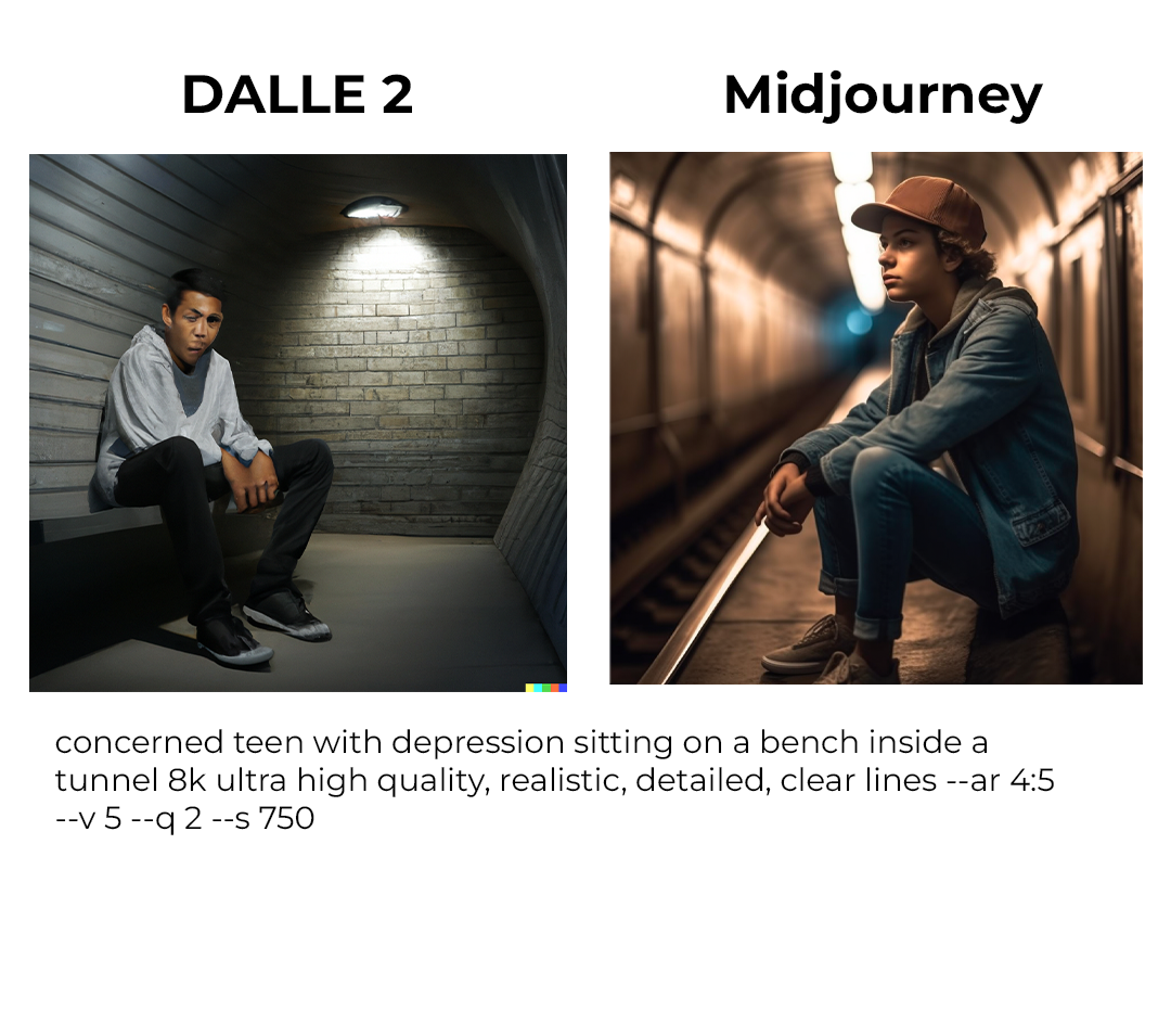 Midjourney vs Dall E-2