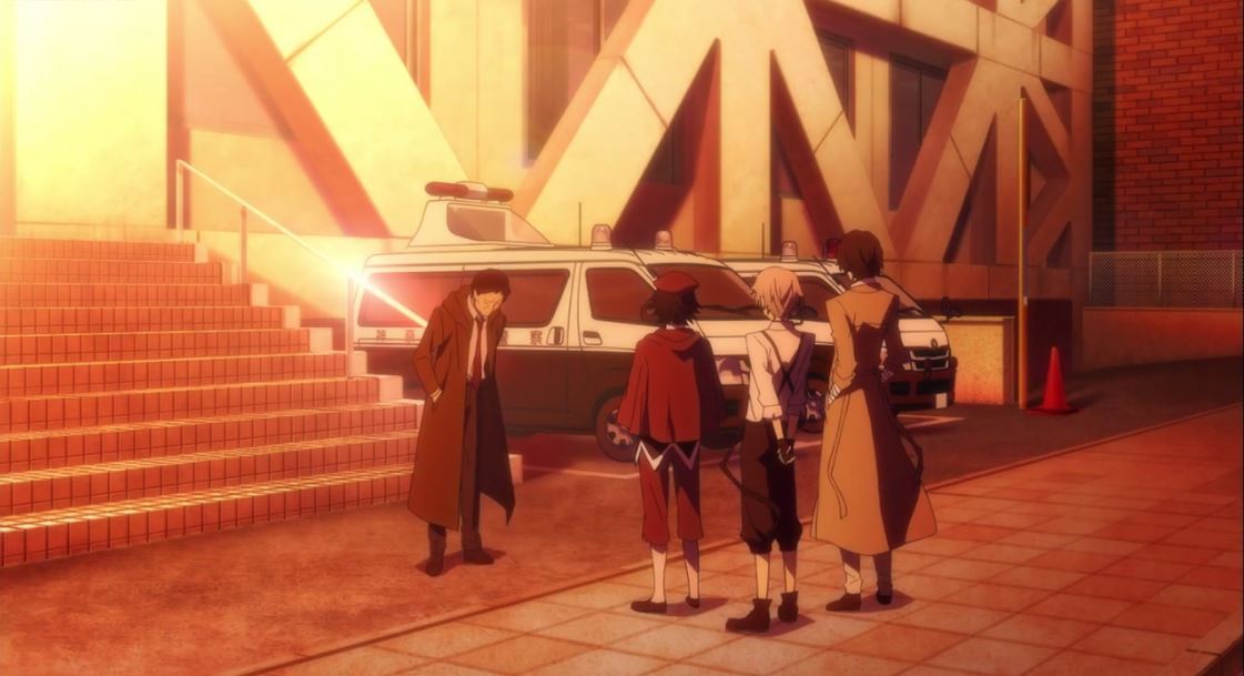 Isezaki Police Station in the anime