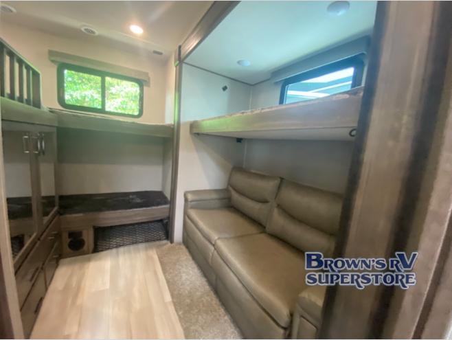 Bunkhouse in the Grand Design Solitude S-Class fifth wheel