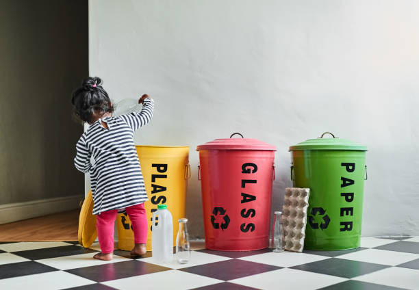 recycling as an easy organizing habits