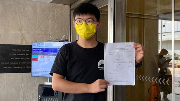 黃之鋒稱在獄中與恐懼及孤寂搏鬥    每逢佳節倍思親