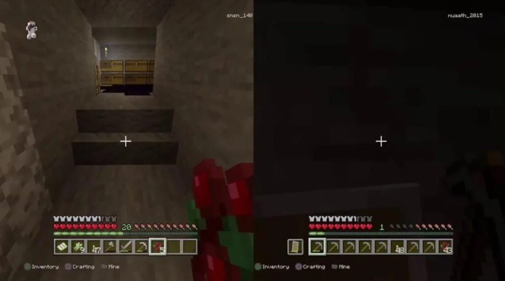 How to Use Split Screen in Minecraft_activate split screen