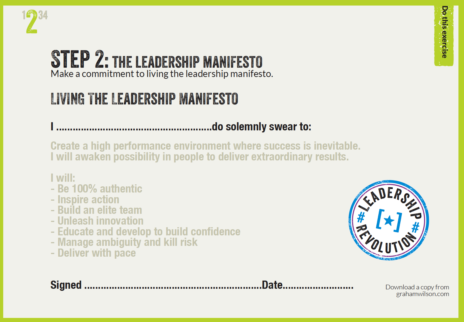 The Leadership Manifesto by Successfactory