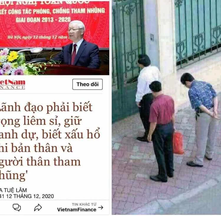 CÁI MÀN TRINH CỦA ĐĨ VÀ SỰ LIÊM SỈ CỦA LÃNH ĐẠO