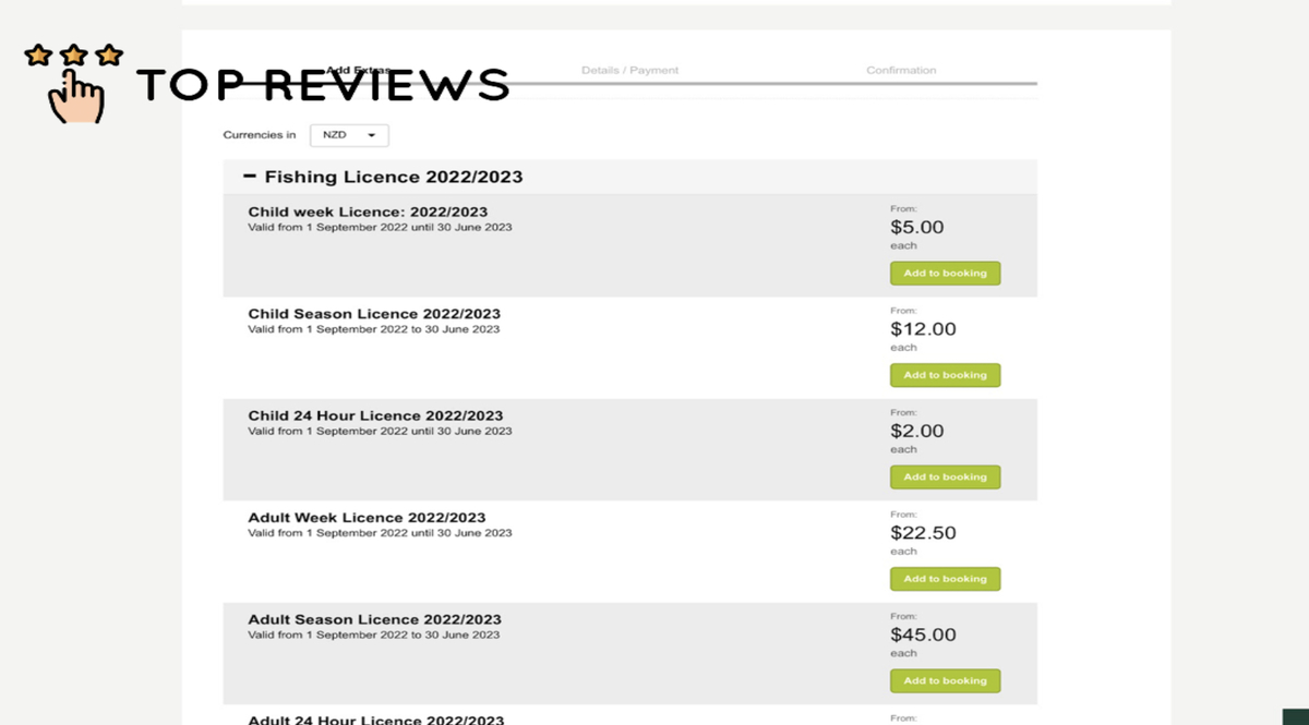  choose which licence you want to buy
