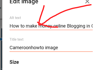 Adding image alt in Blogger