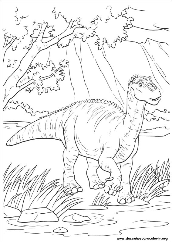dinossauro para colorir e imprimir