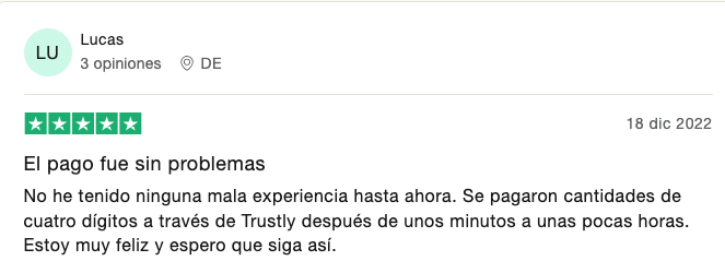 Opiniones de usuario de Betano en Trustpilot