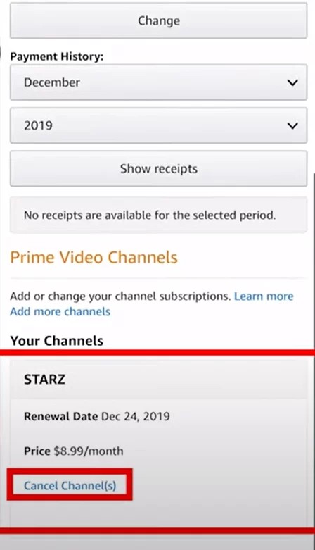 How Do I Cancel Starz on Amazon App? :image 6