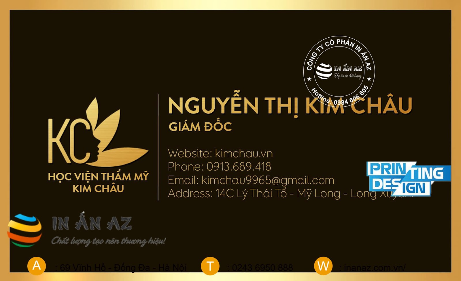 mẫu card visit đẹp