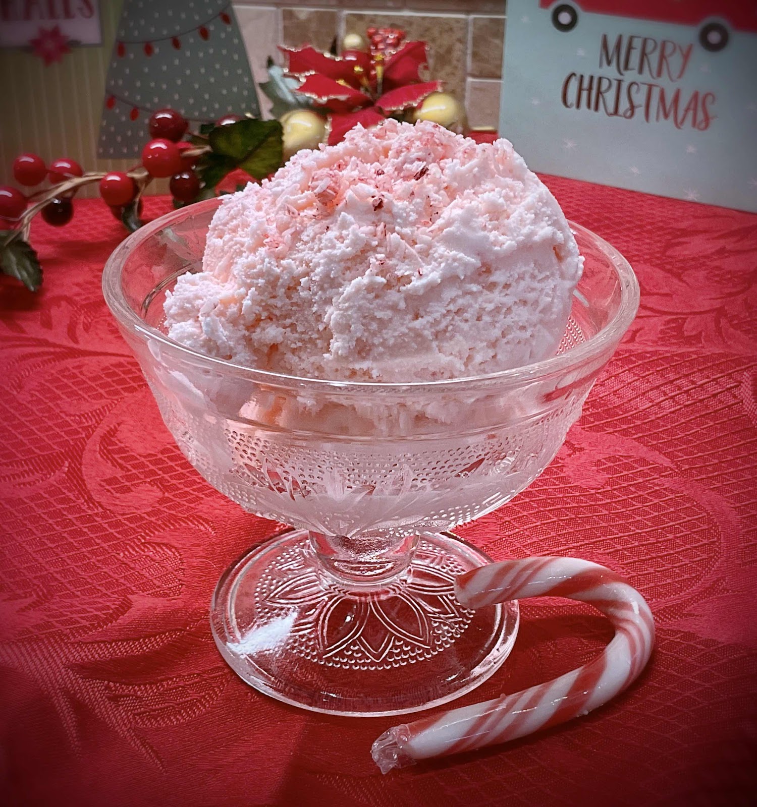 Keto Peppermint Stick Ice Cream