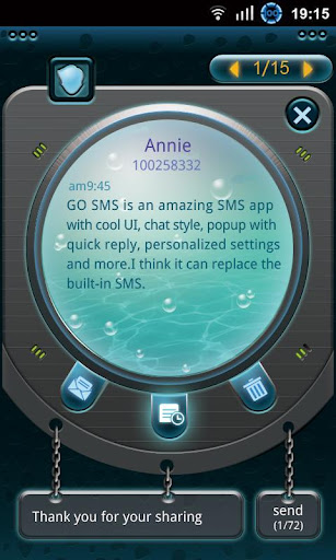 GO SMS PRO Hatch Popup ThemeEX apk