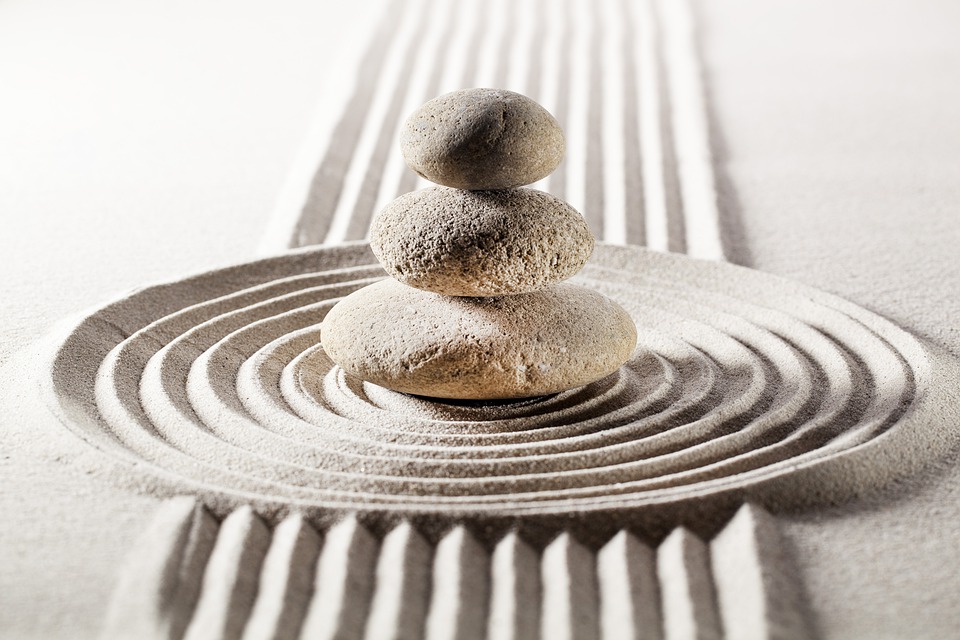 Zen, Sand, Stones, Balance, Meditation, Yoga