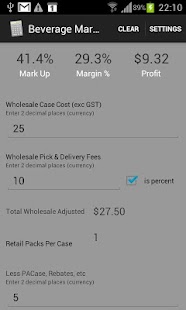 Download Beverage Margin Calculator apk