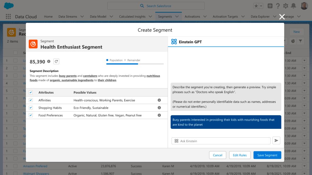 Con ‘Segment Creation’ se podrá crear un segmento de audiencia con tan sólo solicitarlo a la IA a través de una interfaz conversacional. 