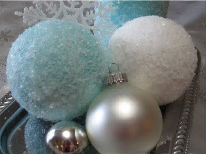 Beautiful and unusual decor of Christmas balls - the best ideas with photo 36