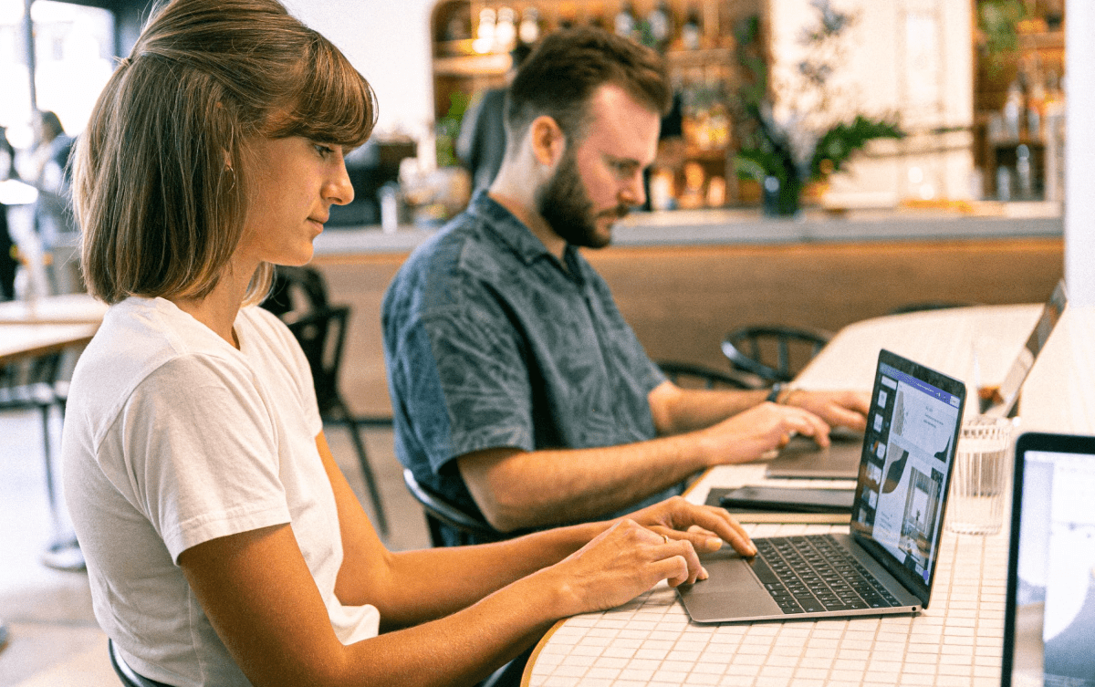 Professionals making their own website
