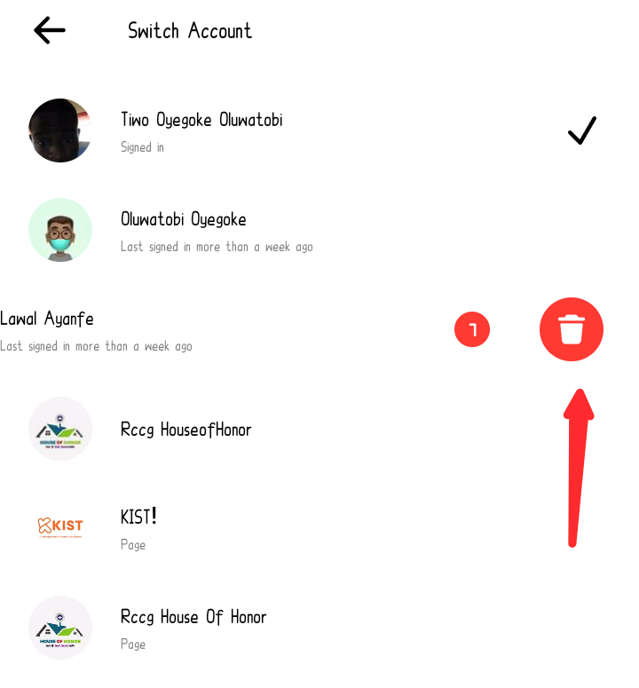 How do I Remove an Account from Messenger?
