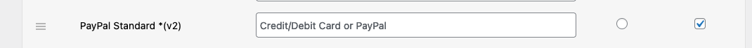 Disable PayPal Standard