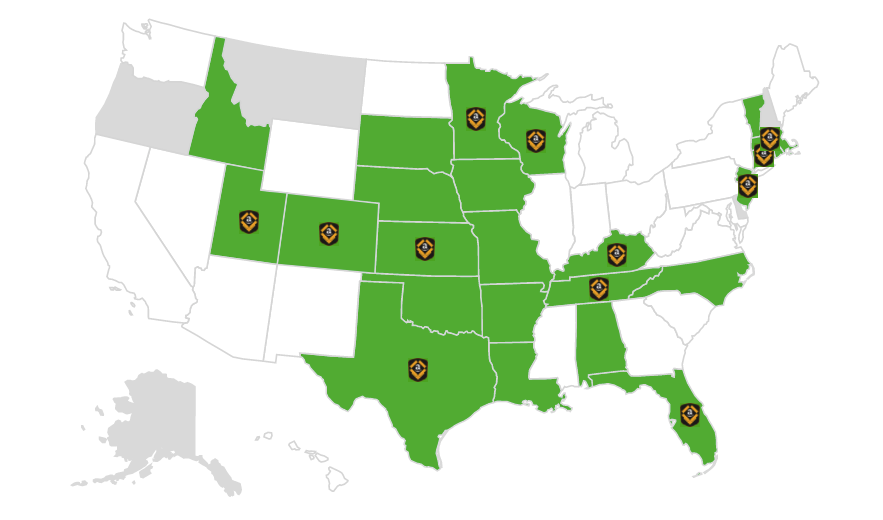 FBA Sales tax amnesty states participating as of October 2017