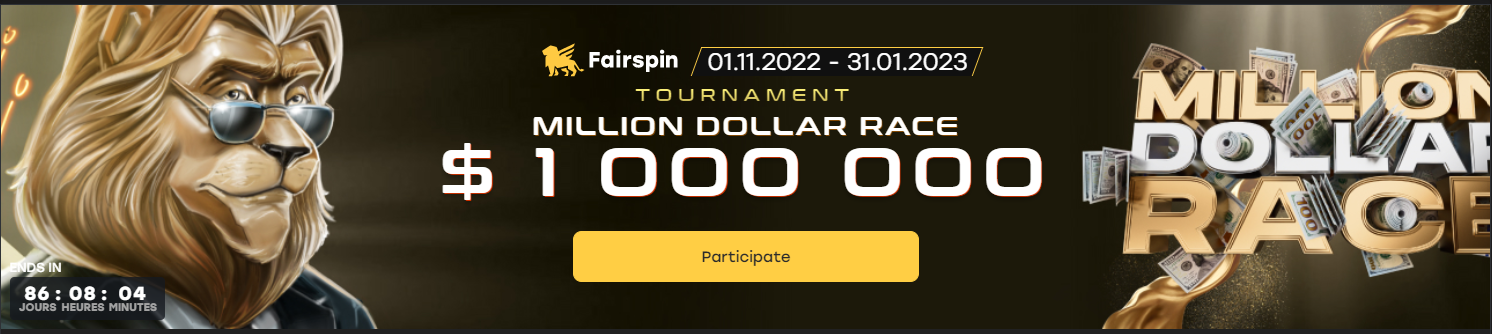 Tournoi Fairspin Casino